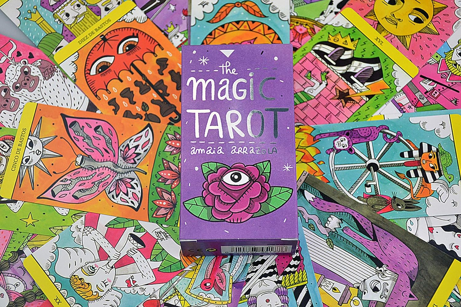 Fournier Magic by Amaia Arrazola Baraja de Cartas del Tarot de Coleccion, Multicolor, único (1040725