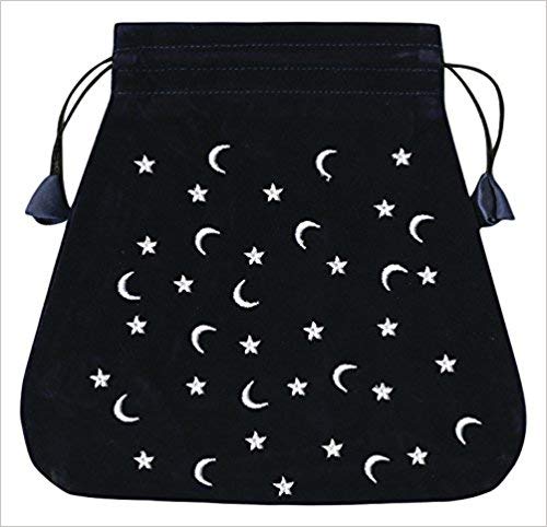 MOON AND STARS DARK BLUE VELVET BT08