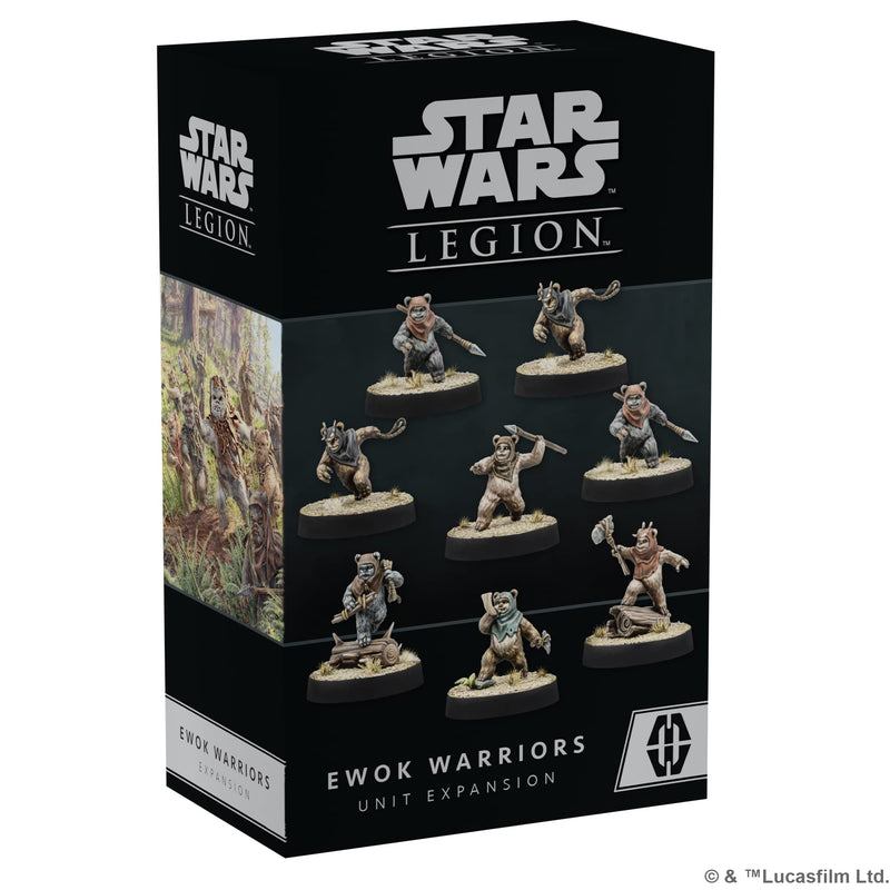 Atomic Mass Games | Star Wars Legion: Ewok Warriors Unit Expansion | Miniatures Game | Ages 14+ | 2 Players | 90 Minutes Playing Time