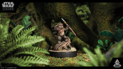 Atomic Mass Games | Star Wars Legion: Logray & Wicket Commander Expansion | Miniatures Game | Ages 14+ | 2 Players | 90 Minutes Playing Time