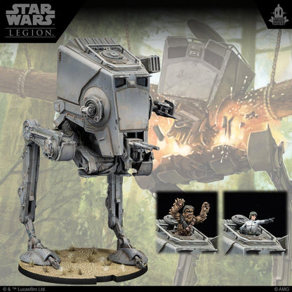 Atomic Mass Games | Star Wars Legion: AT-ST Walker | Miniatures Game | Ages 14+ | 2 Players | 90 Minutes Playing Time