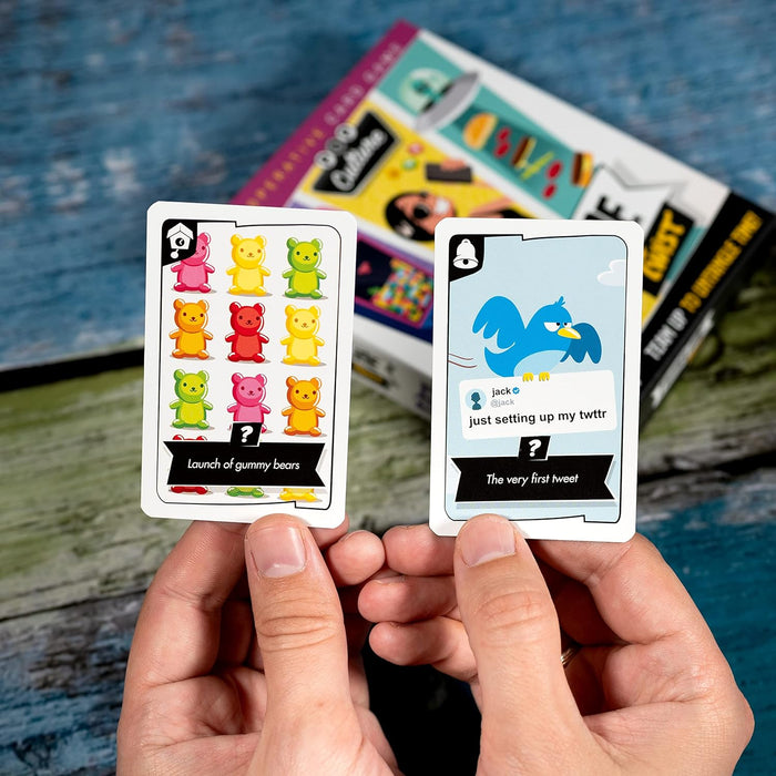 Zygomatic | Timeline Twist: Pop Culture | Card Game | Ages 8+ | 2-6 Players | 20 Minutes Playing Time
