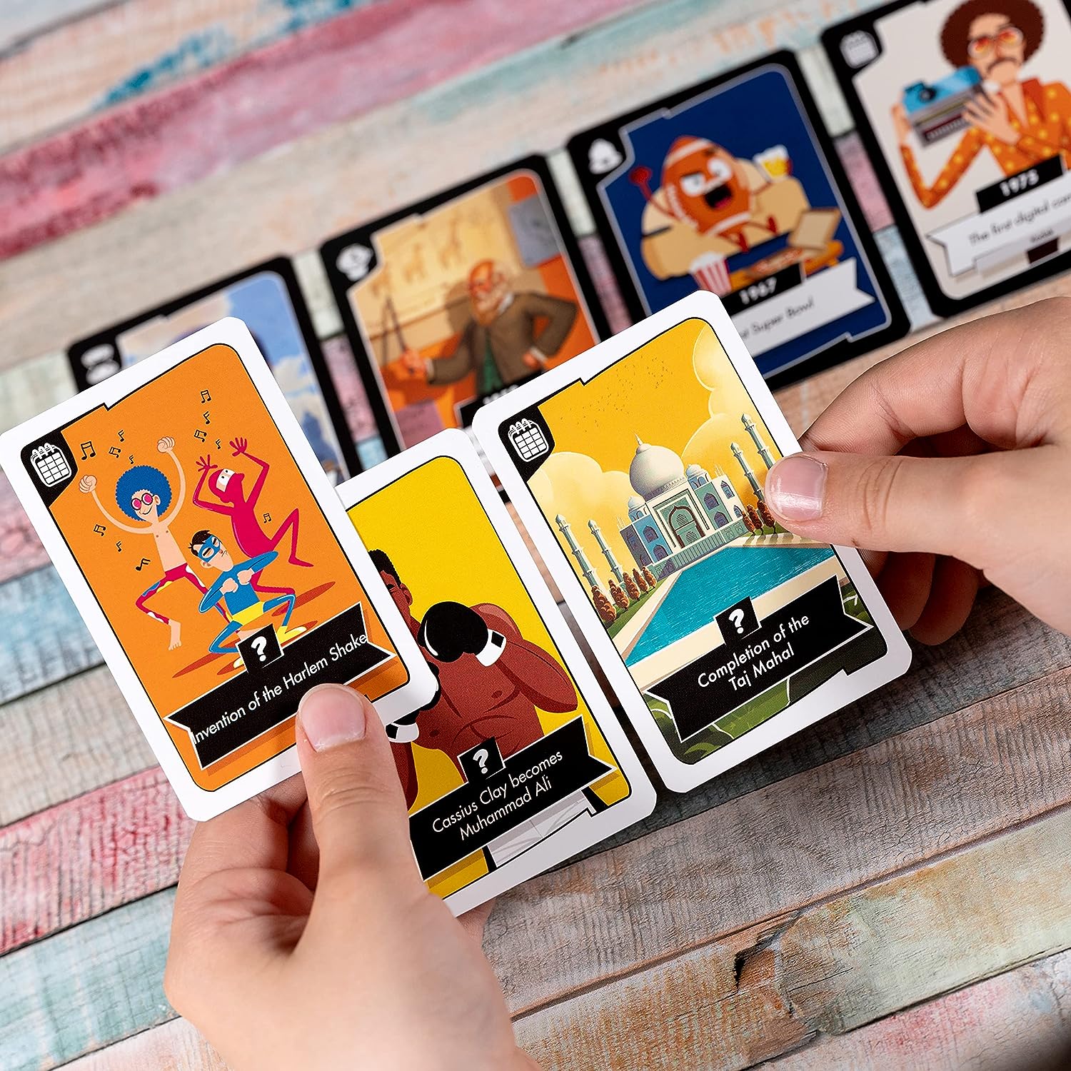 Zygomatic | Timeline Twist | Card Game | Ages 8+ | 2-6 Players | 20 Minutes Playing Time