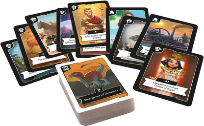 Zygomatic | Timeline Twist | Card Game | Ages 8+ | 2-6 Players | 20 Minutes Playing Time