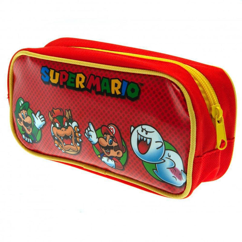 Nintendo: Super Mario Character Circles Rectangle Pencil Case (Portapenne