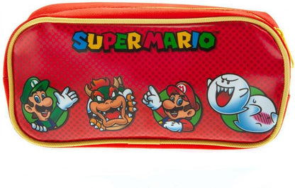 Nintendo: Super Mario Character Circles Rectangle Pencil Case (Portapenne