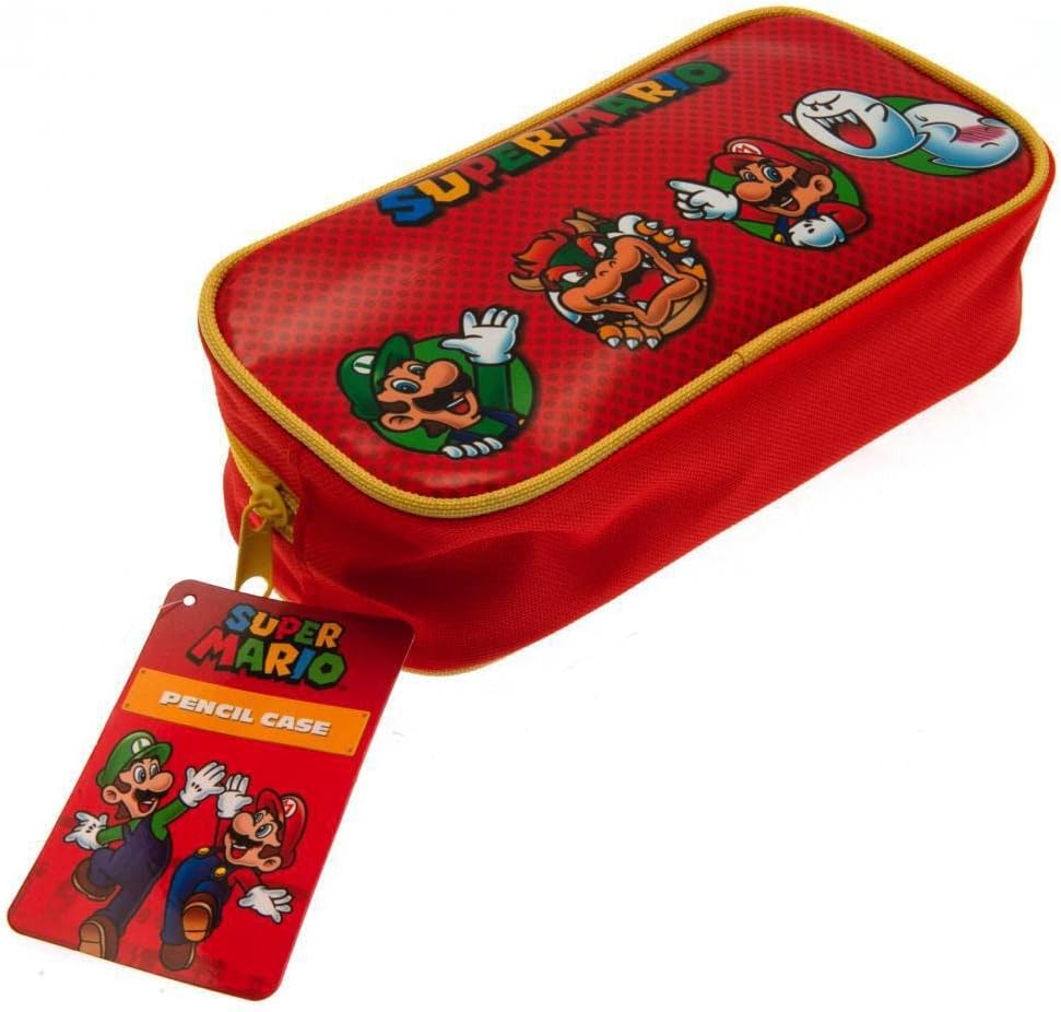 Nintendo: Super Mario Character Circles Rectangle Pencil Case (Portapenne