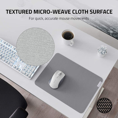Razer Pro Glide - Soft Mouse Mat for Office Productivity (Thick and High-Density Rubber Foam, Textured Micro-Weave Cloth Surface, Anti-Slip Base, 360 x 275 x 3mm