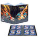 Ultra PRO - Gallery Series: Scorching Summit 4-Pocket Portfolio voor Pokémon ft. Charizard, Salazzle, Torkoal, & Alolan Marowak, Bescherm en bewaar 40+ Pokémon-kaarten, gamekaarten, verzamelkaarten