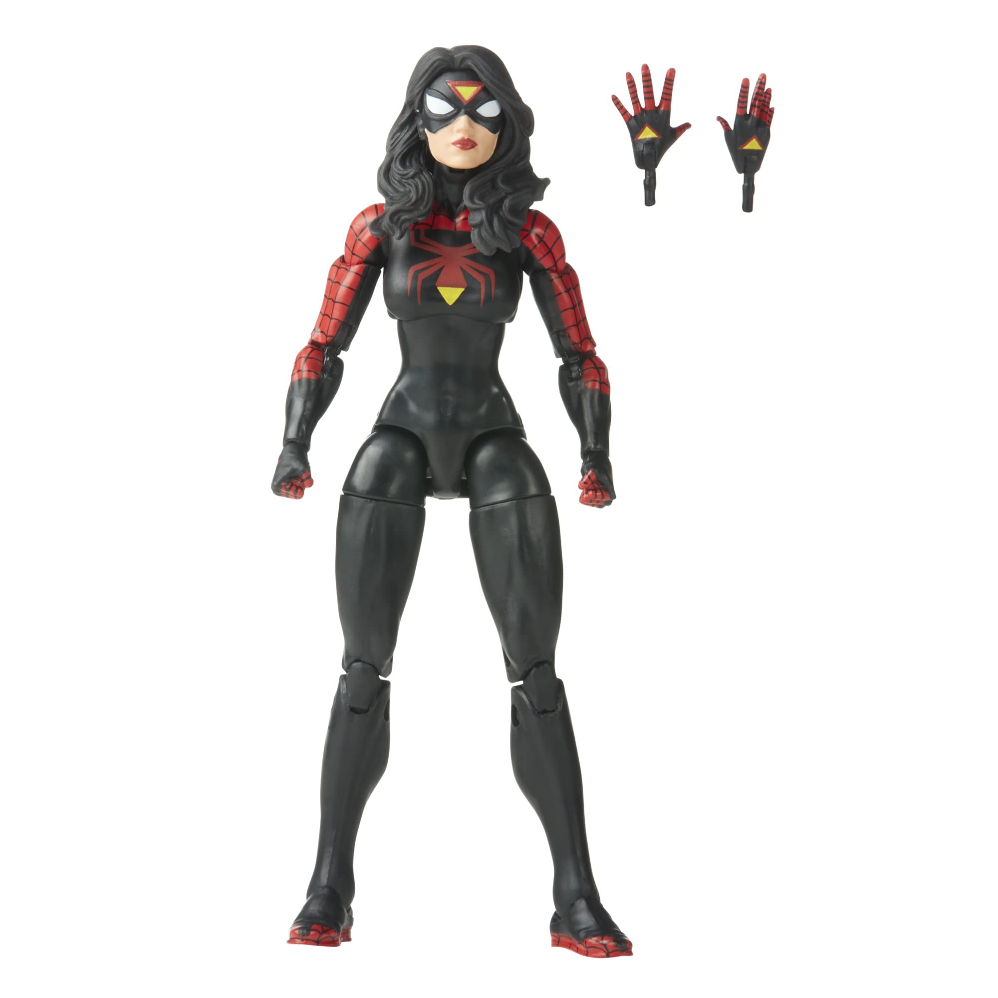 Marvel Legends Series Jessica Drew Spider-Woman, Spider-Man Legends Collectible 6 Inch Action Figures, 2 Accessories