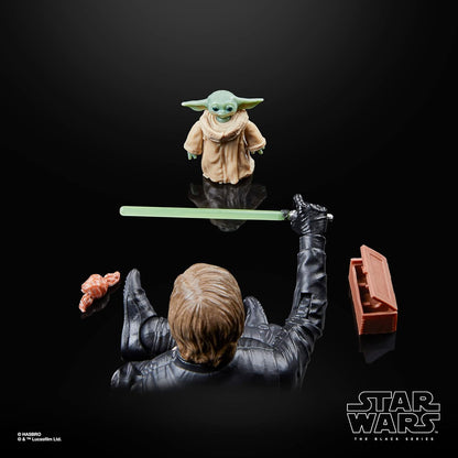 STAR WARS The Black Series Luke Skywalker & Grogu, The Book of Boba Fett, 6-Inch Action Figures, 2-Pack with 9 Accessories, Ages 4 and Up