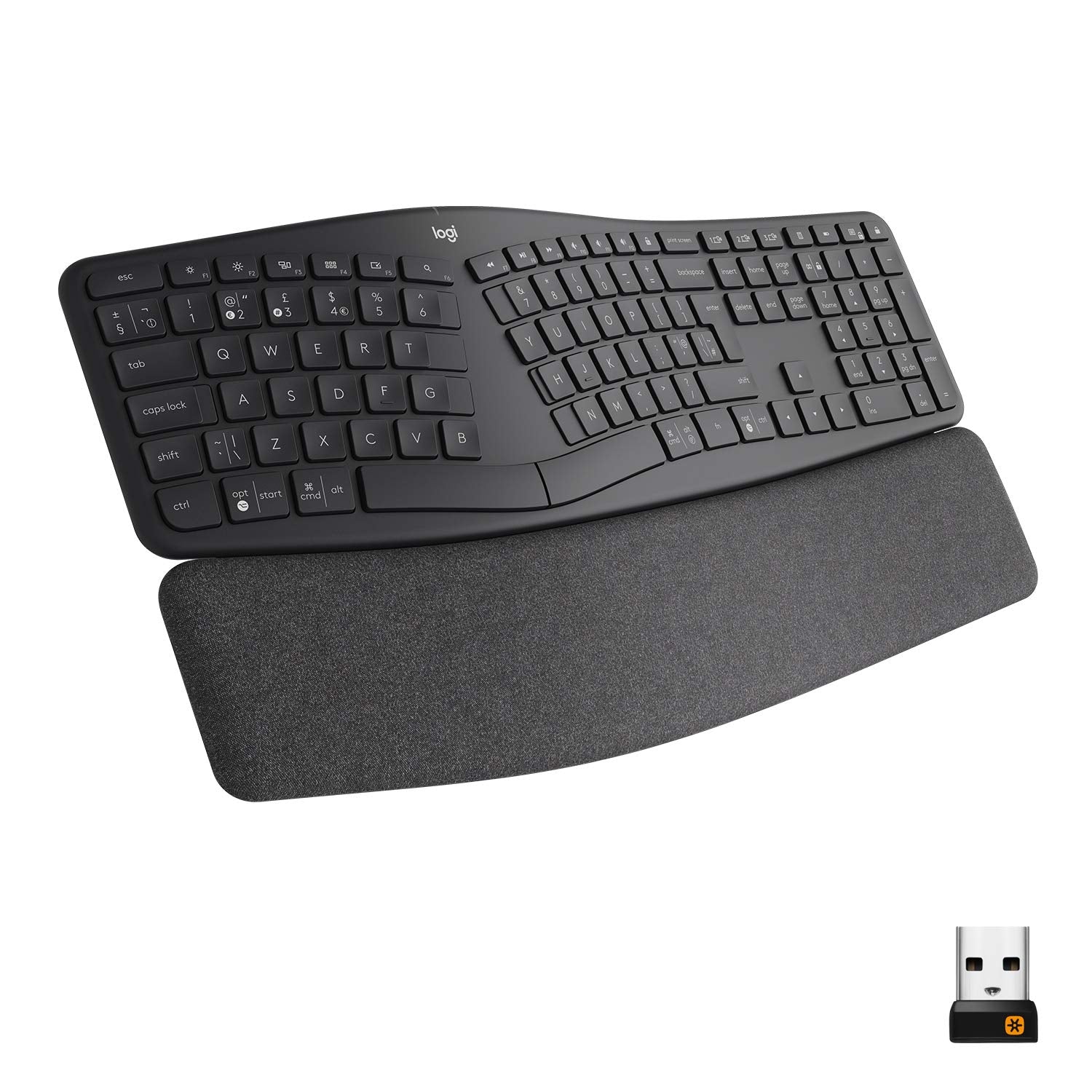 Logitech Ergo K860 - Graphite US INTL - INTNL QWERTY , Grafit