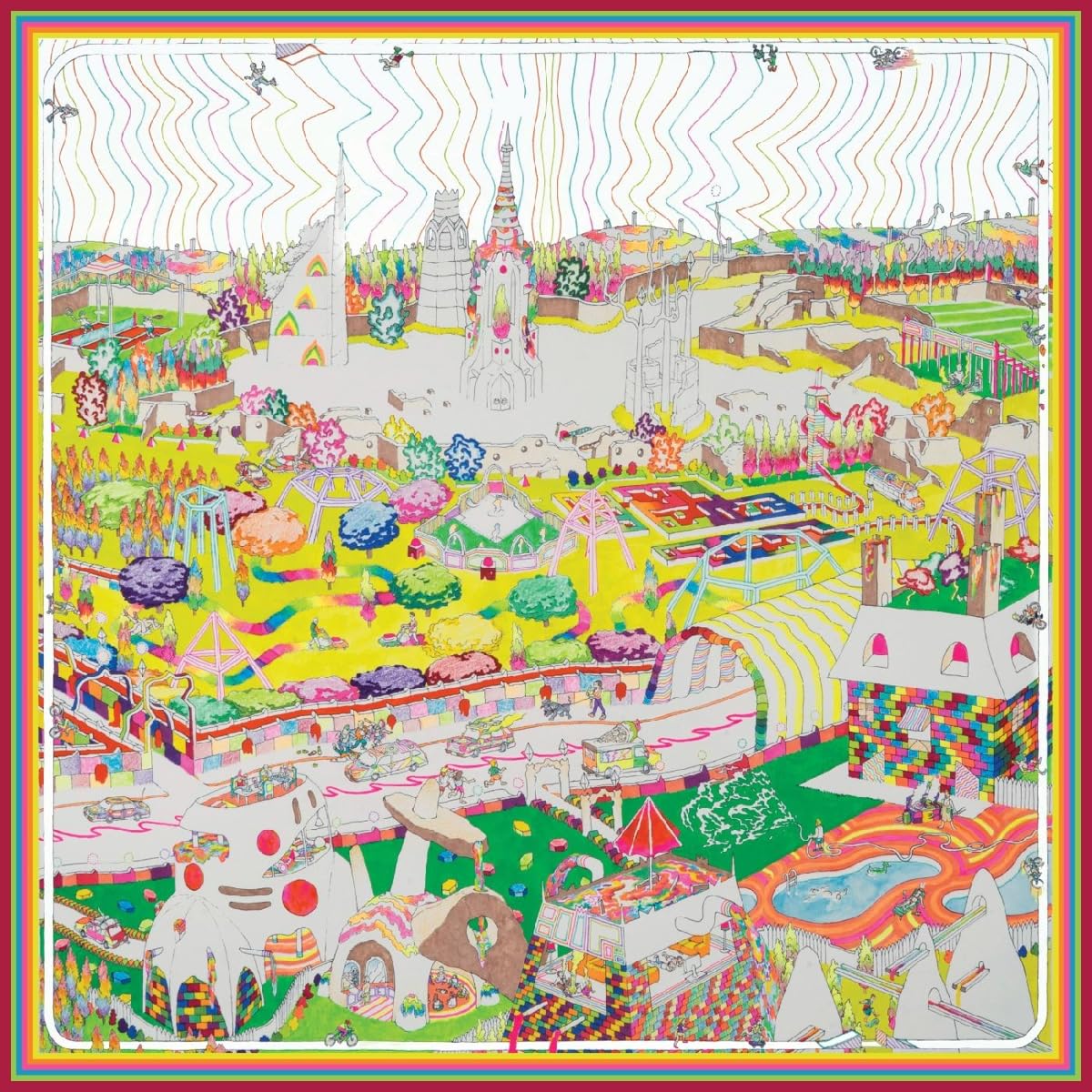Ecstatic Burbs (PINK & GREEN SPLIT VINYL