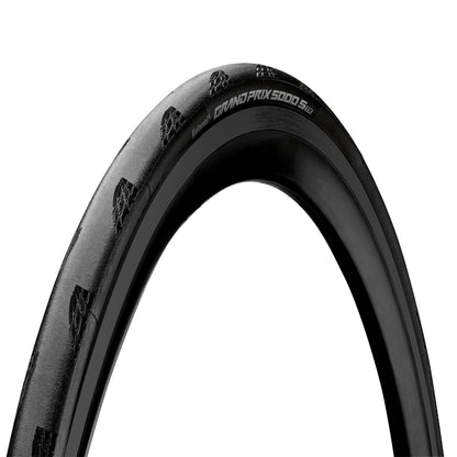 Continental Grand Prix 5000S Tubeless Ready Tyre Foldable Blackchili Compound 2021 Black/Black 700X25C