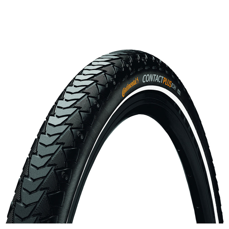 Continental Contact Plus Reflex Tyre Wire Bead Black/Black Reflex 700X35C