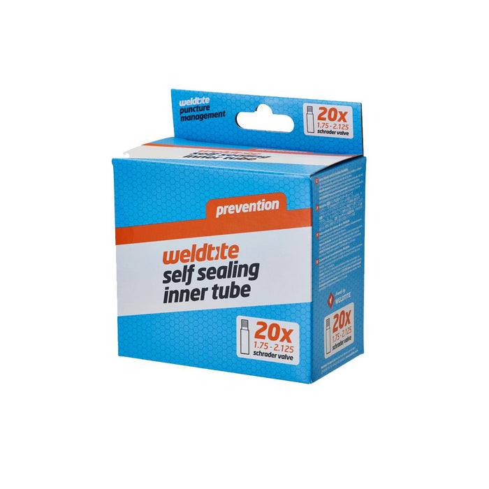 Weldtite 20" X 1.75 2.125" Self Sealing Innertube (Schrader) 20X1.75-2.125"