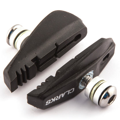 Clarks Road Brake Pads Integral Block W/Angle Adjustment For Shimano SRAM Tektro 55Mm