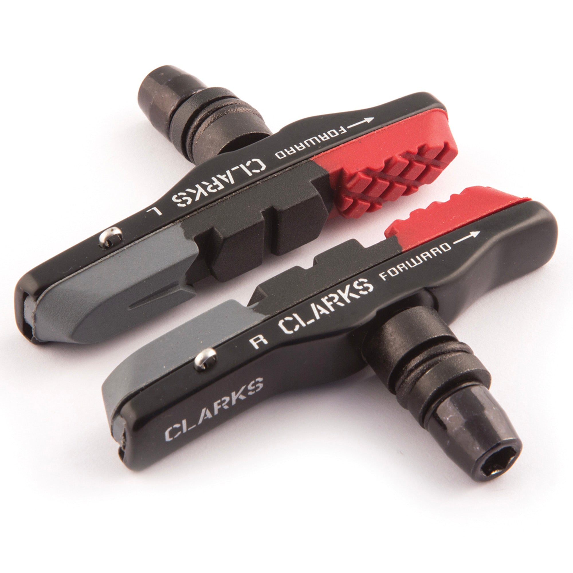 Clarks Elite Mtb/Hybrid V-Brake Pads W/Lightweight Aluminium Holder & Triple Compound Insert Pads 72Mm