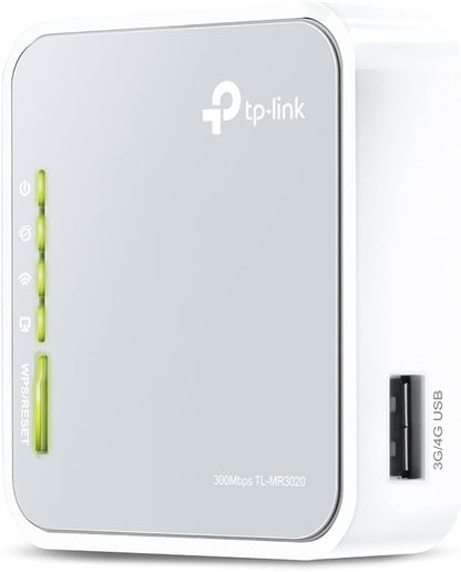TP-Link 150 Mbps Portable 3G/4G Wi-Fi Travel Router (Support 3G/4G Router Mode/Access Point Mode/Client Mode, No Configuration Required, UK Plug (Archer MR3020
