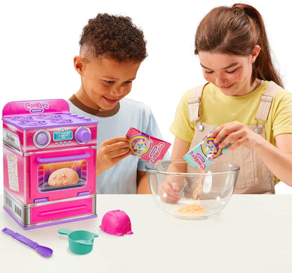 Cookeez Makery Cinnamon Treatz Oven, Mix & Make a plush best friend! Place your Dough In The Oven And Be Amazed When A Warm, Scented, Interactive, Plush Friend Comes Out!