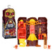 Treasure X Lost Lands Skull Island Lava Tower Micro Playset, 15 Levels of Adventure, Survive the Traps And Discover 2 Micro Sized Action Figures, Will You Find Real Gold Dipped Treasure?