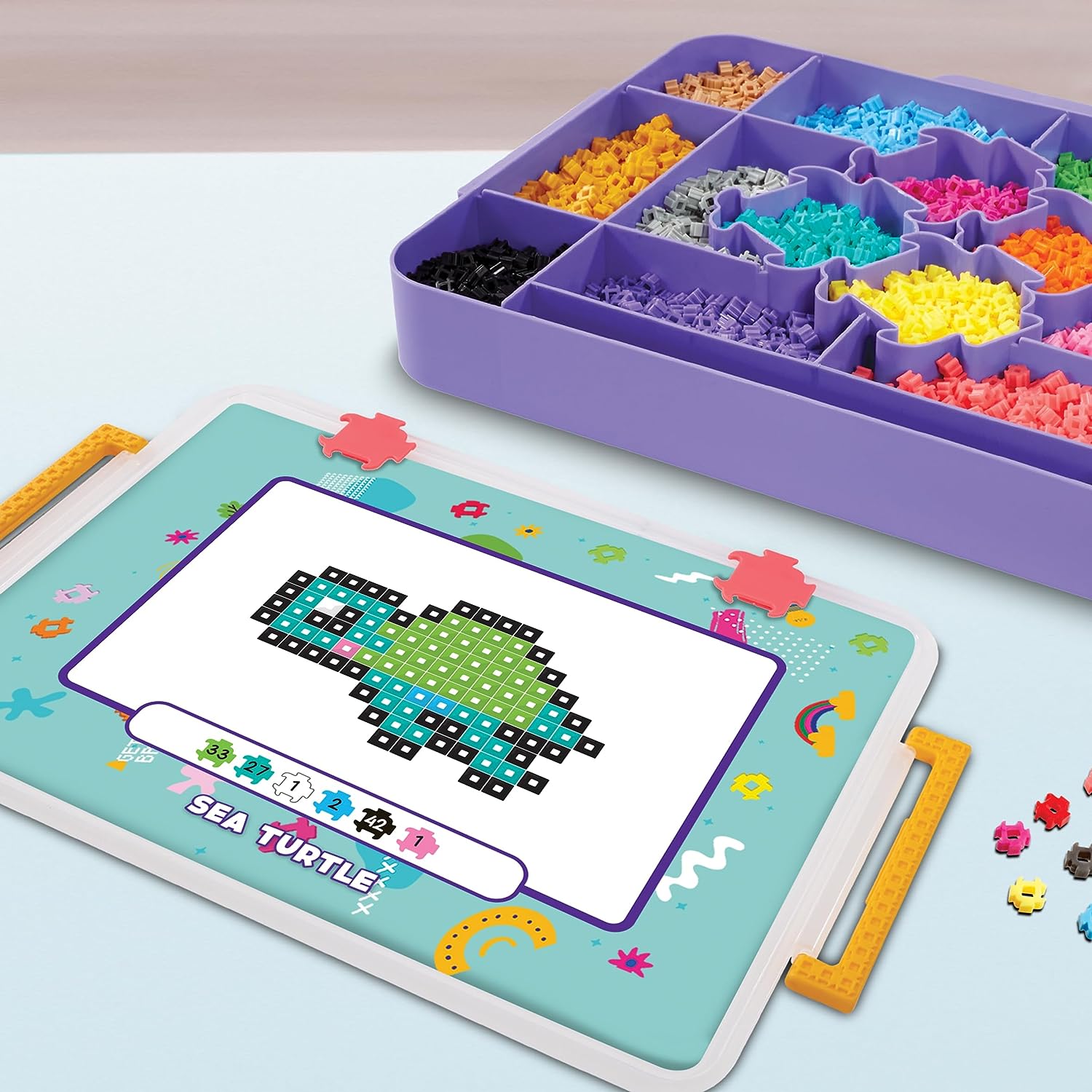 Simbrix Connect & Wow Simbrix Maker Studio con más de 4000 Brix Actividad Creativa STEAM Arts and Crafts Juguetes niñas a partir de 5 años, toys_games, multicolor, Medium (Character Options LTD 08003)