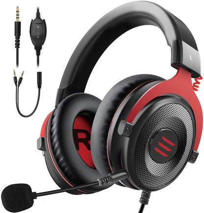 EKSA E900 Gaming Headset with 3D Stereo Sound & Detachable Noise Cancelling Microphone (Multiplatform) /Headset