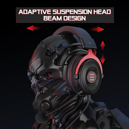 EKSA E900 Gaming Headset with 3D Stereo Sound & Detachable Noise Cancelling Microphone (Multiplatform) /Headset