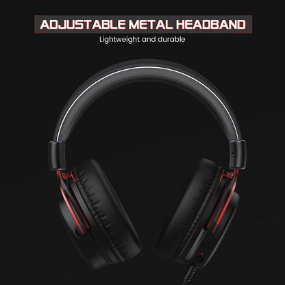 EKSA E900 Gaming Headset with 3D Stereo Sound & Detachable Noise Cancelling Microphone (Multiplatform) /Headset