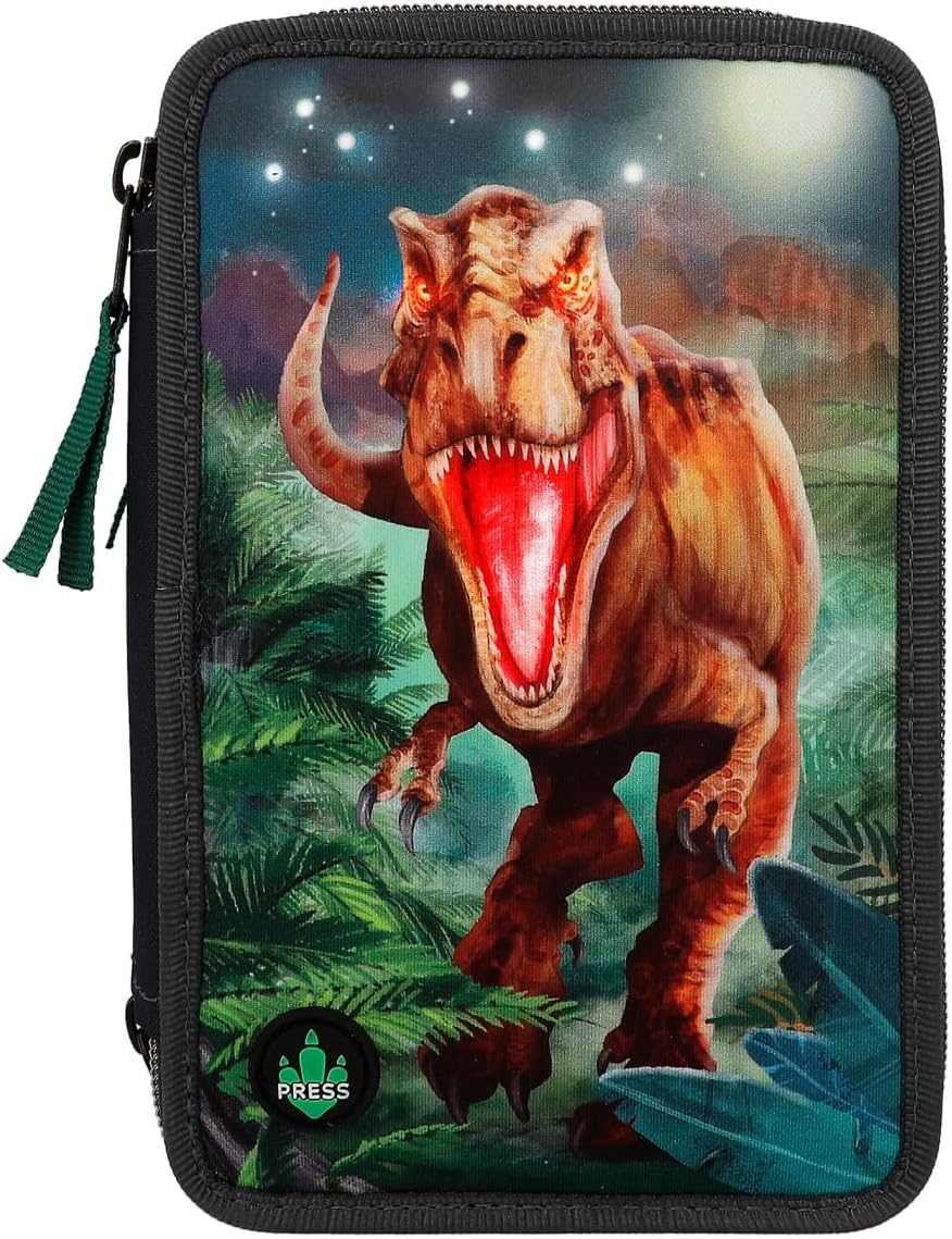Dino World - Triple Pencil Case - (0412474)