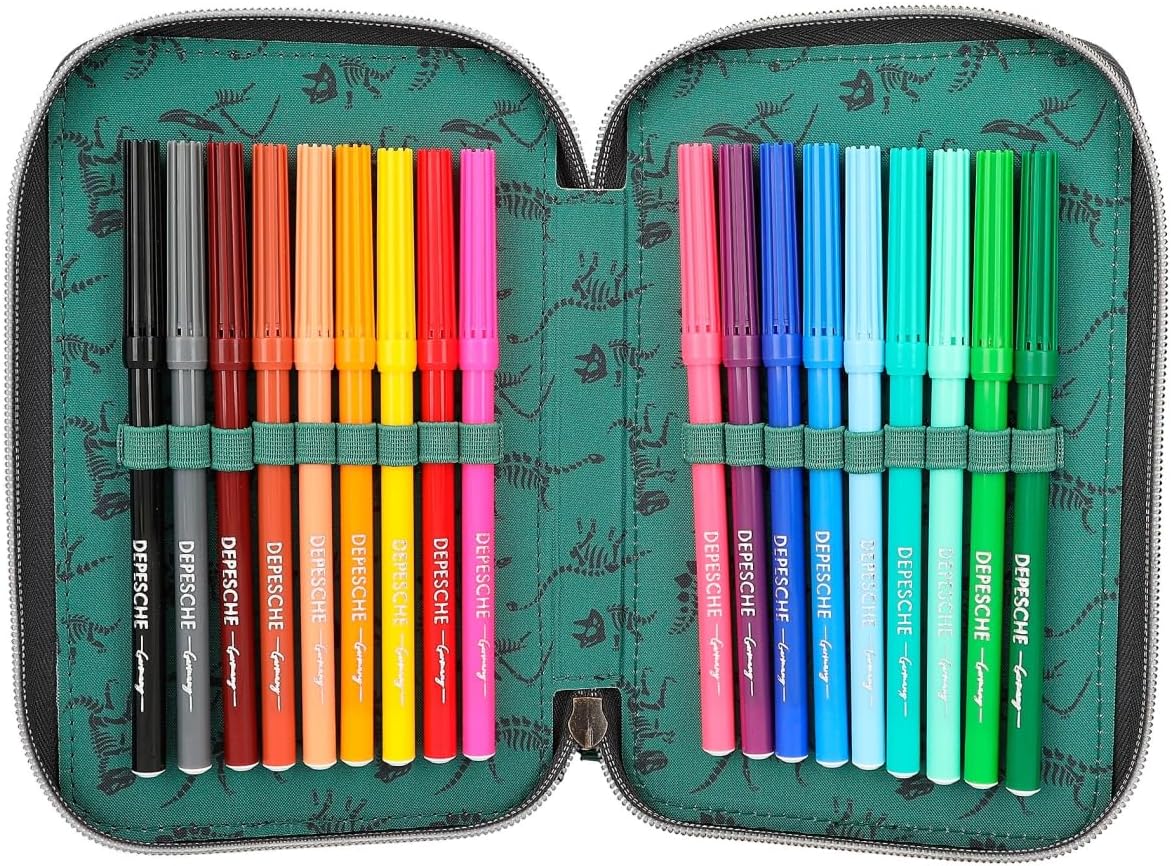 Dino World - Triple Pencil Case - (0412474)
