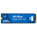 WD Blue SN580 500GB, M.2 2280, NVMe SSD, PCIe Gen4 NVMe, up to 4,150 MB/s read speed, Includes Acronis True Image for Western Digital Blue 500GB SN580 - Upto 4,150MB/s