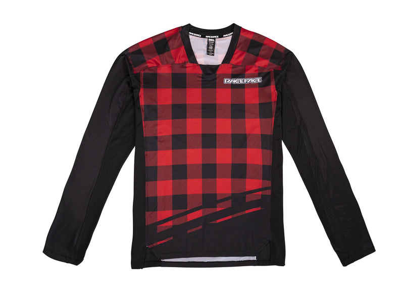 Race Face Maglia a maniche lunghe da MTB, colore rosso