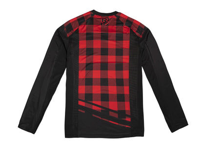 Race Face Maglia a maniche lunghe da MTB, colore rosso