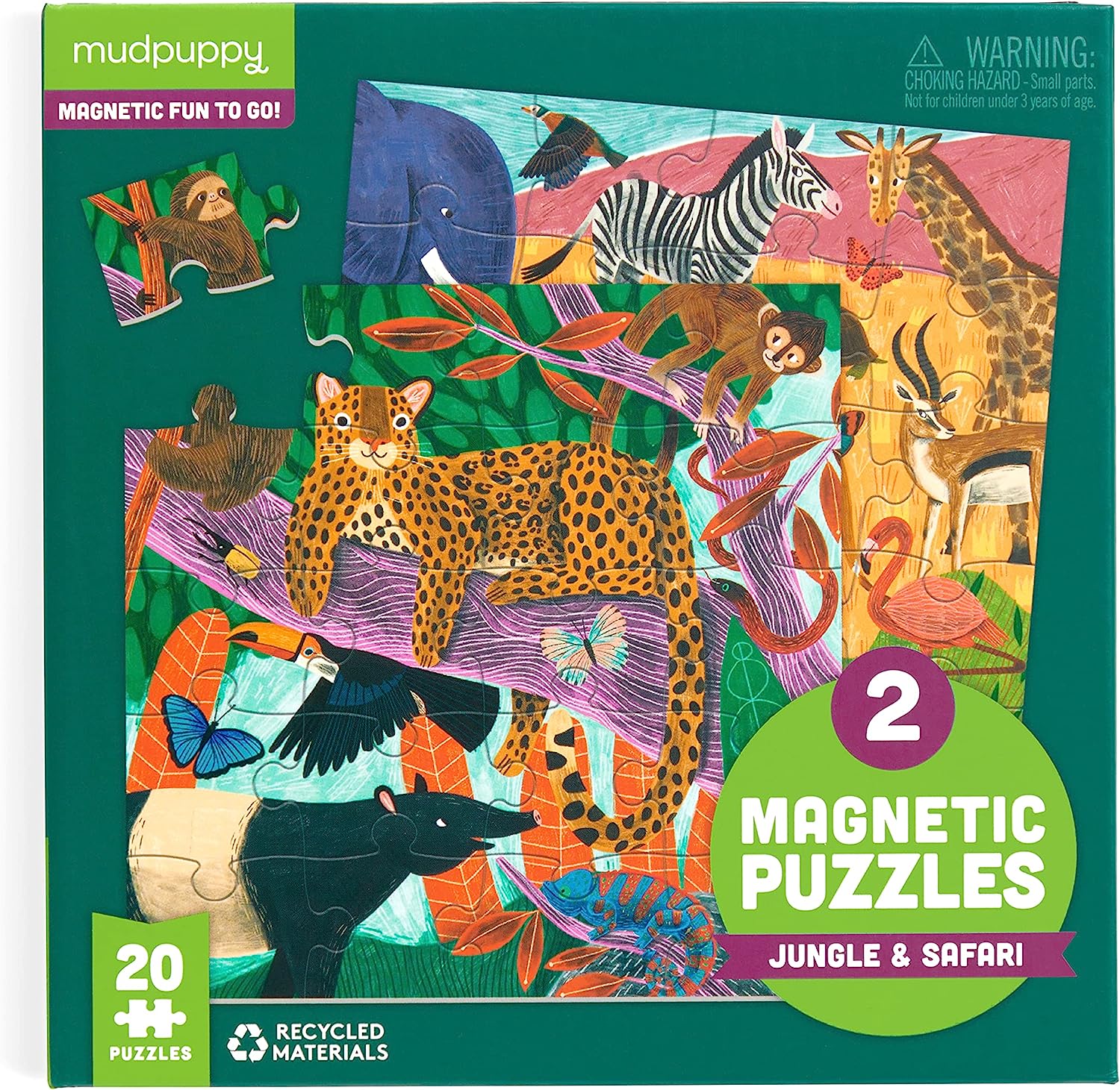 Safari & Jungle Magnetic Puzzle