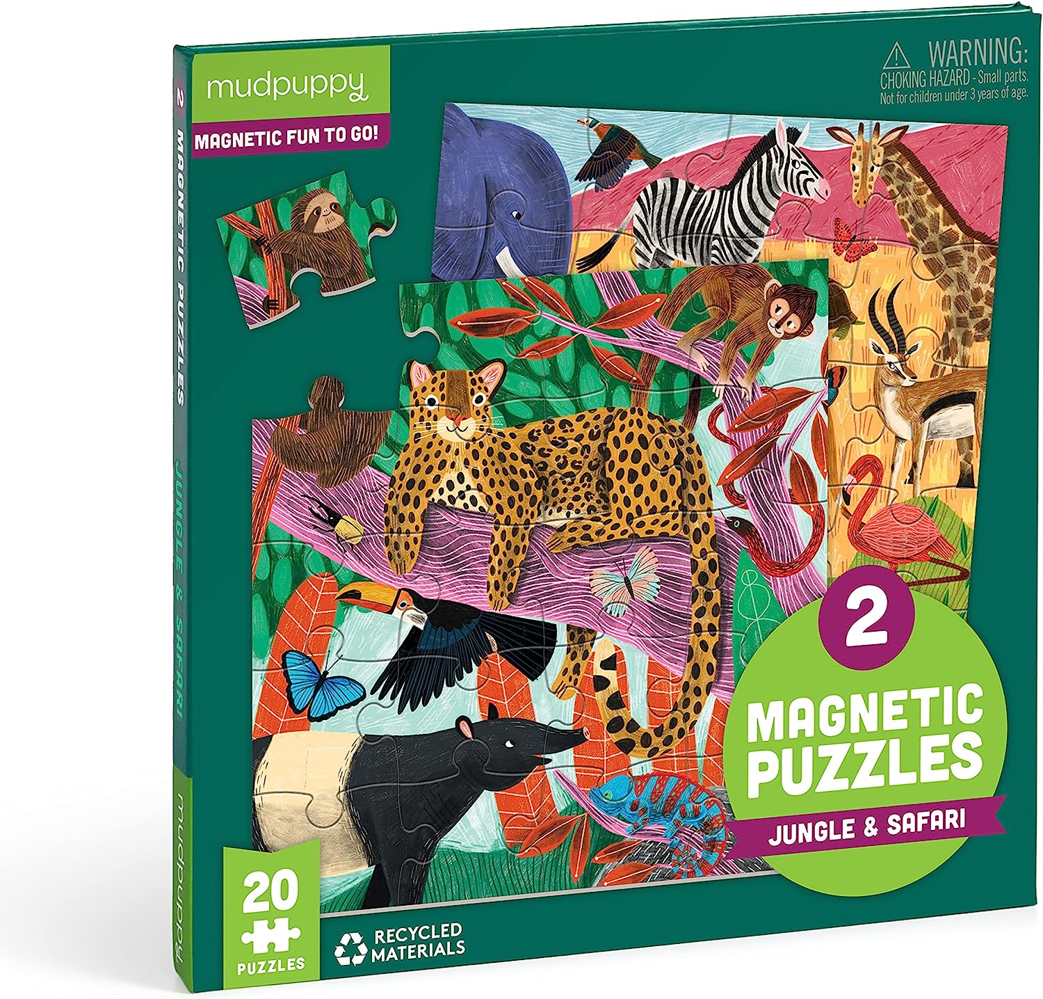 Safari & Jungle Magnetic Puzzle