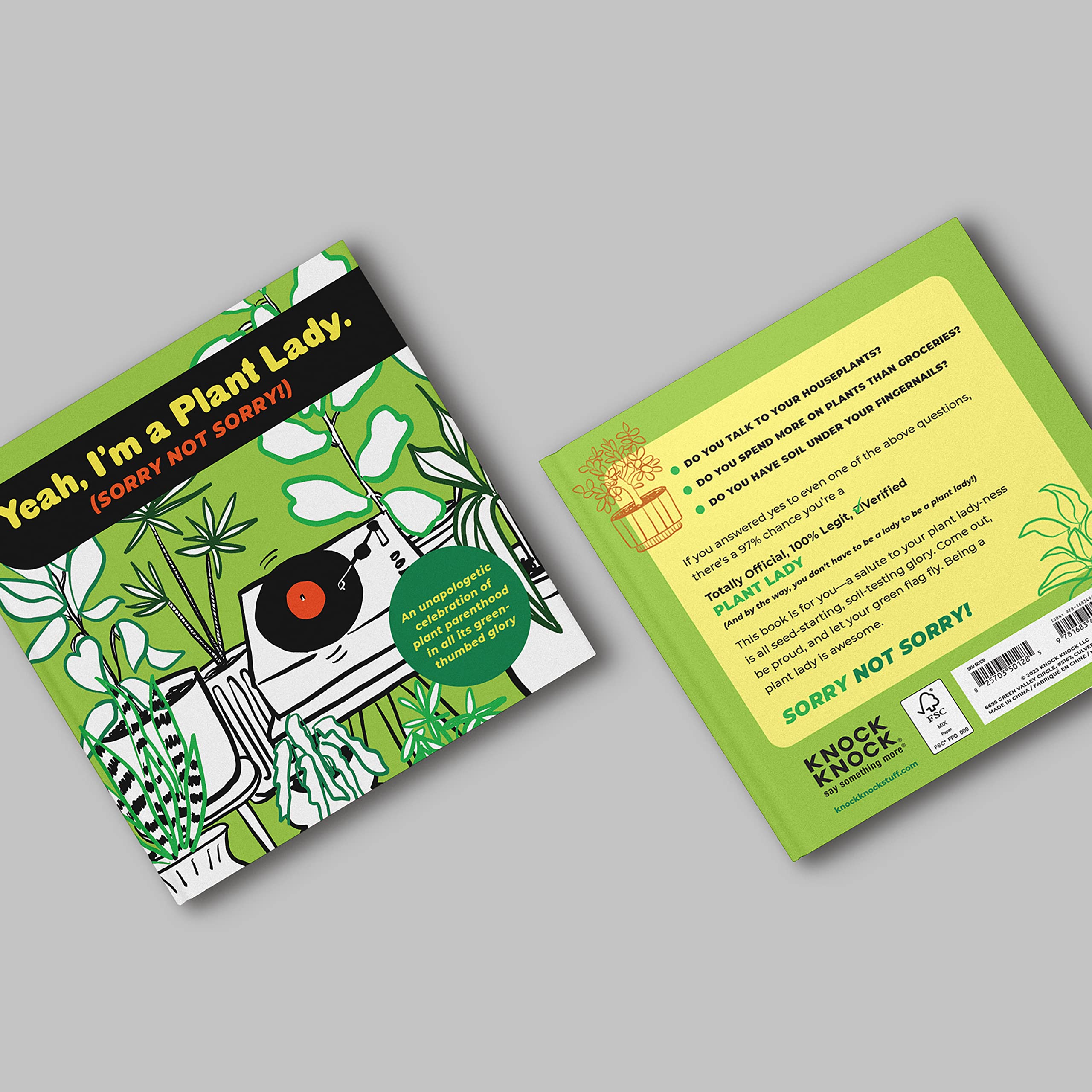 I'm a Plant Lady Sorry Not Sorry Book