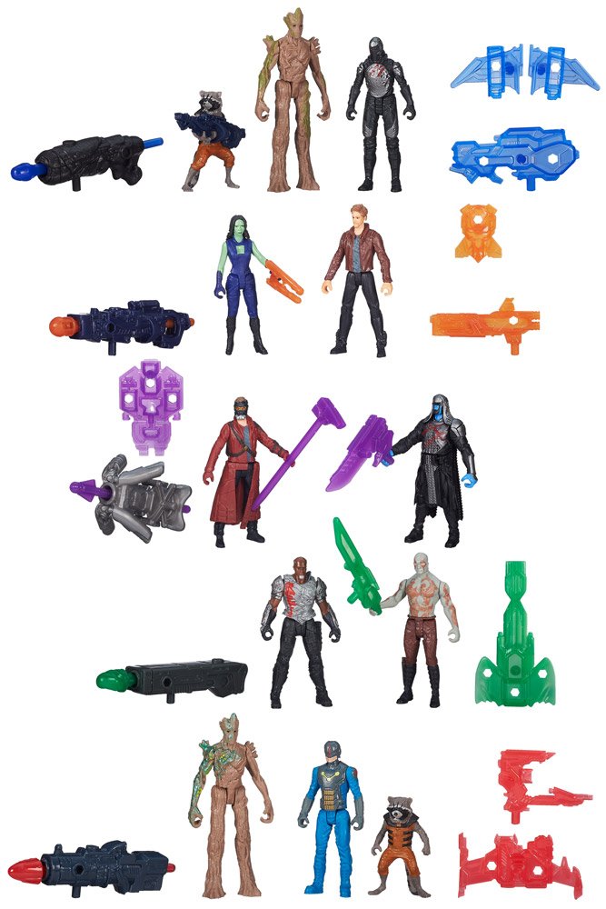 Guardians Of The Galaxy - 2-Pack Peter Quill (Star-Lord) + Gamora 7cm