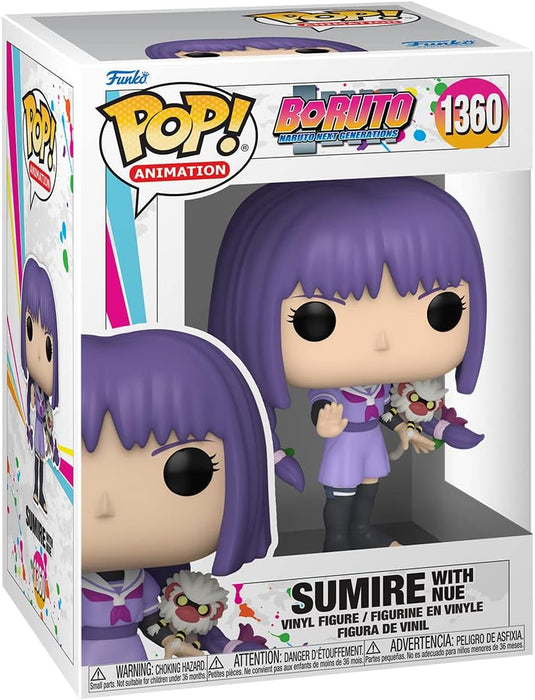 Funko POP! Animation: Boruto - Sumire Kakei With Nue - Boruto: Naruto Next Generations - Collectable Vinyl Figure - Gift Idea - Official Merchandise - Toys for Kids & Adults - Anime Fans