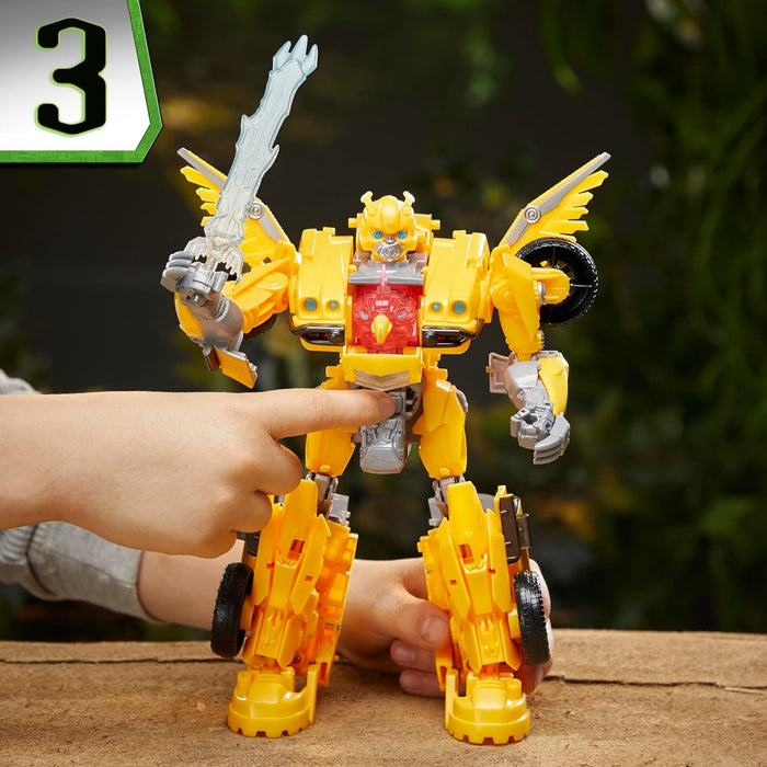 TRANSFORMERS Toys Rise of the Beasts Film, Beast-Mode Bumblebee Action Figure, Ages 6 and up, 25 cm BEAST MODE BUMBLEBEE