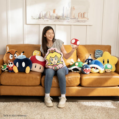Club Mocchi Mocchi - Peluche de Super Mario - Peluche Buzzy Beetle - Juguetes Squishy Mario - Figuras coleccionables de peluche - Juguetes de peluche suaves y decoración de habitación de Mario - 15