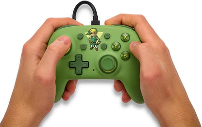 PowerA Nano Wired Controller for Nintendo Switch - Toon Link, Nintendo Switch - OLED Model, Gamepad, game controller