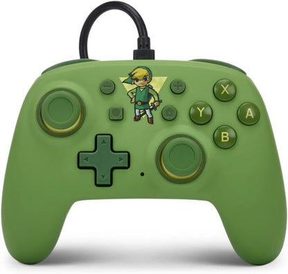 PowerA Nano Wired Controller for Nintendo Switch - Toon Link, Nintendo Switch - OLED Model, Gamepad, game controller
