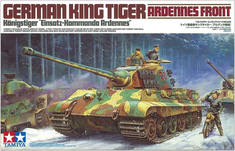 Tamiya 300035252 – 1: 35 WWII German King Tiger Ardennen (3