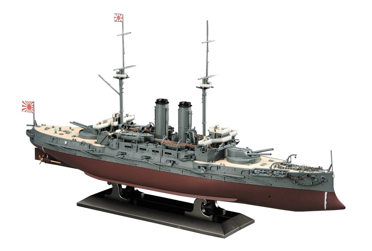 Hasegawa Z21 1/350 Japanese Navy Battleship Mikasa Japanese Sea War Plastic Model Japanese Sea Battle Single Item