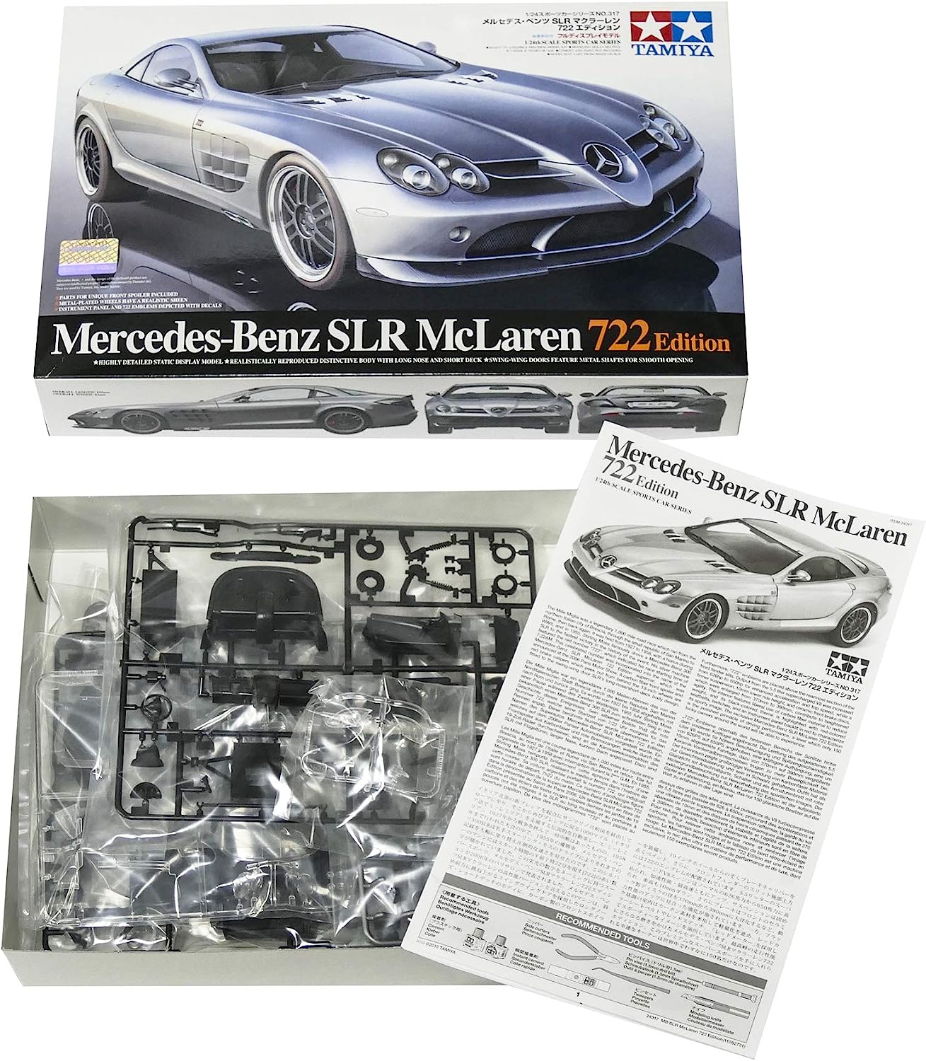 Tamiya 300024317 1: 24 Mercedes Benz Slr722 Mclaren 06