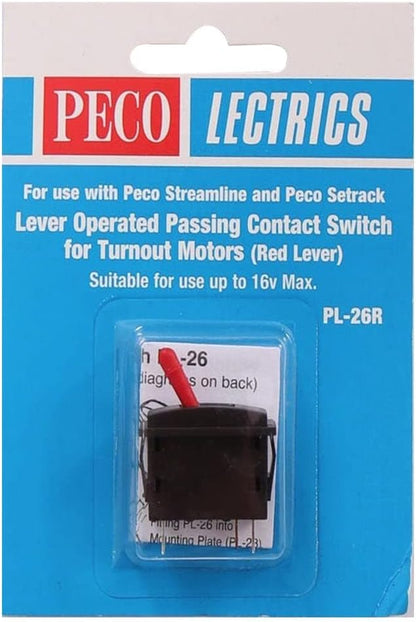 Peco PL-26R Lever Operated Passing Contact Switch