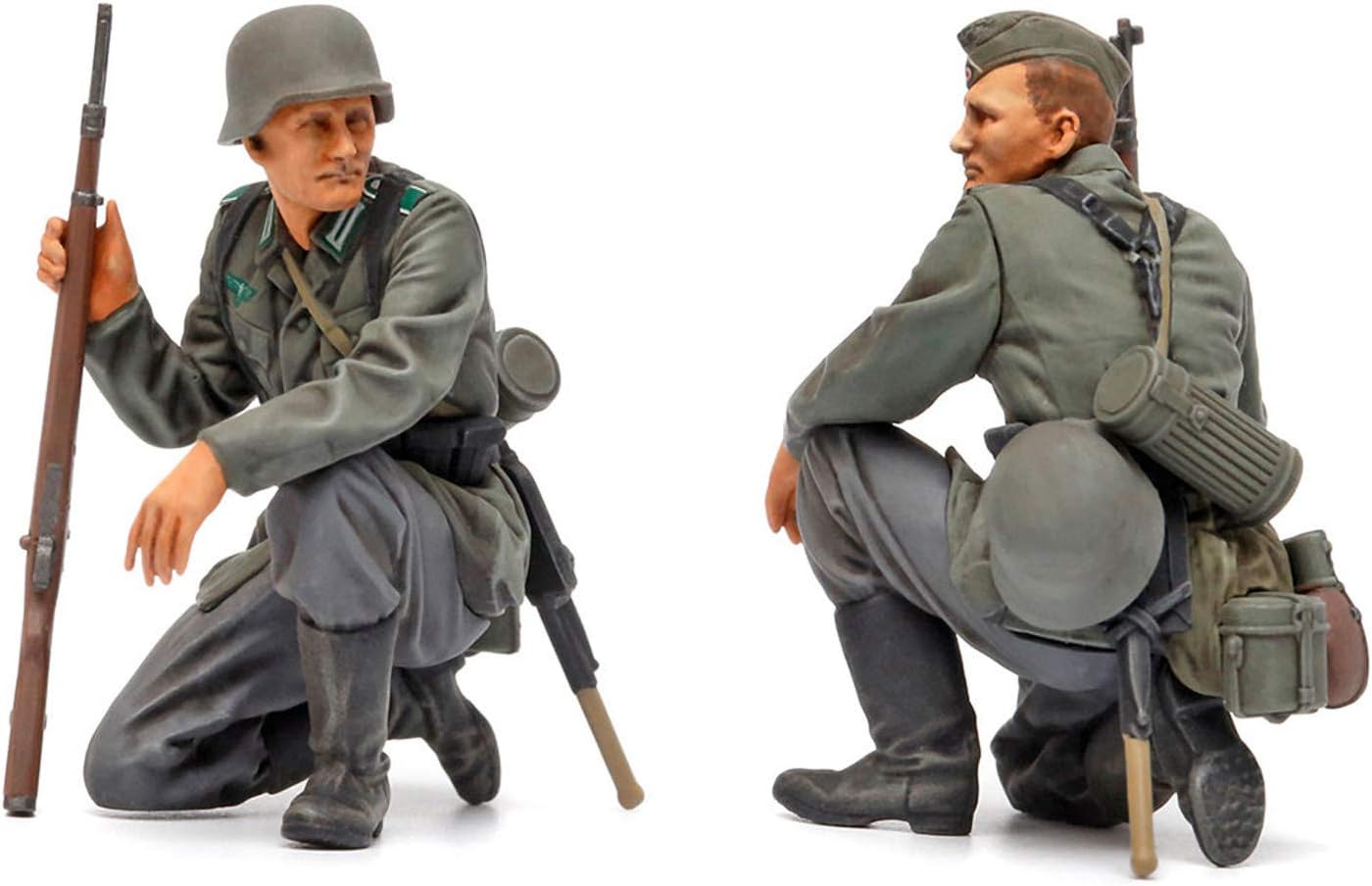 Tamiya- Fig-Set DT 1941/42 (5) Militär Juego de infantería Alemana (Mediados de la Segunda Guerra Mundial) 1:35 Kit de Modelo de plástico 35371, Multicolor, Small (35371-000
