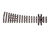 Peco SL-E495 Right Hand Mainline Turnout Electrofrog Streamline OO-9/HOe Gauge