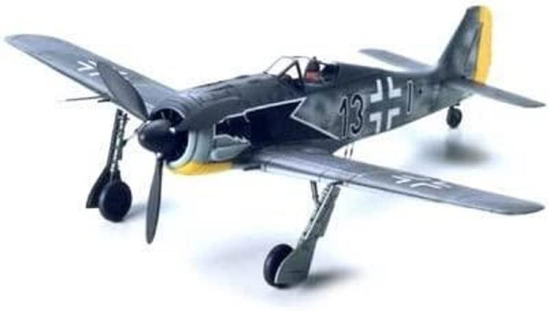 Tamiya 300060766 300060766-1:72 Focke Wulf Fw 190 A-3, Aviation, Military, Aeroplane, Faithful Replica Plastic Kit, Crafts, Model Kit, Assembly, Unpainted